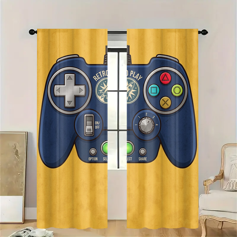 Gaming Controller Curtain Pane - Retro Gaming Youtube ulasan dan harga