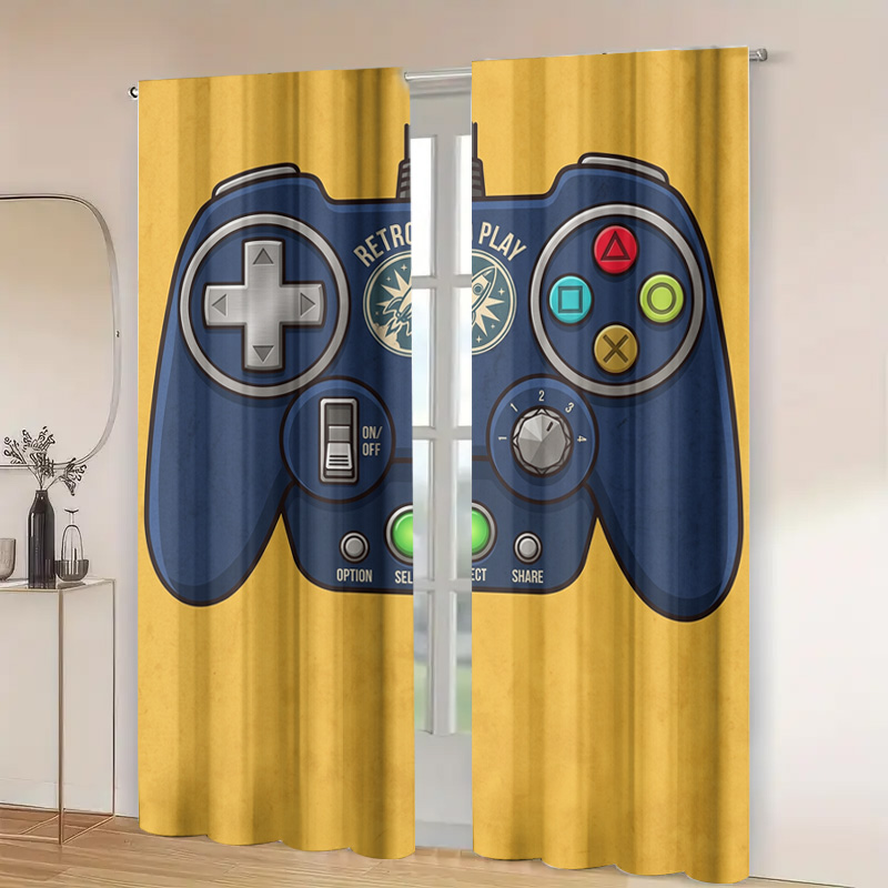 Gaming Controller Curtain Pane - Retro Gaming Youtube ulasan dan harga