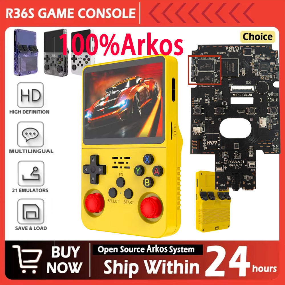 R36S New 100% Arkos System Ret - Retro Gaming Kiosk ulasan dan harga