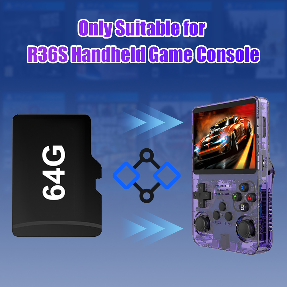 64G Game TF Card for R36S Vide - Retro Gaming N64 ulasan dan harga