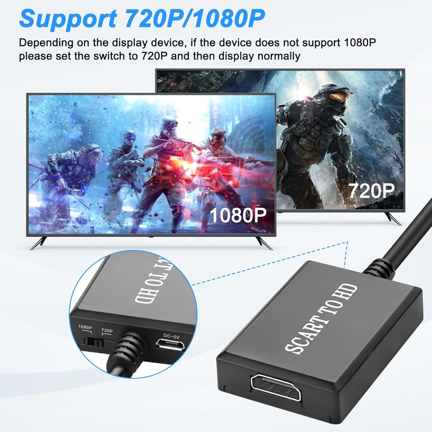 SCART To HDMI-compatible Video - Scart To Hdmi ulasan dan harga